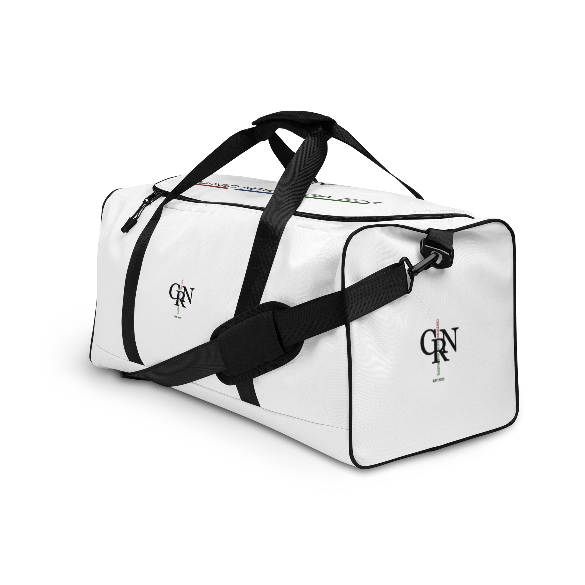 CRNCLO NC001.3 Earned Never Given duffle bag — chapter closed
